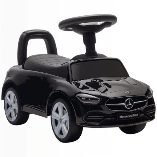 MACCHINA PER BAMBINI LICENZA MERCEDES BENZ CON CLACSON E SPAZIO PORTAOGGETTI, 65X28X39 CM, NERO - MAURY'S
