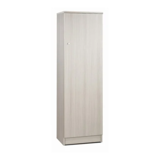 ARMADIO A COLONNA IN LEGNO EFFETTO VENATO CON 1 ANTA COMPOSTA DA 2 RIPIANI DIMENSIONI 147X46X34 CM, COLORE EUCALIPTO - MAURY'S