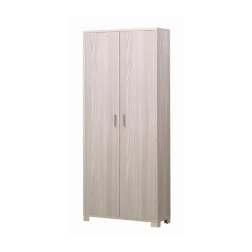 ARMADIO DA ARREDO CON PIEDINI IN LEGNO CON 2 ANTE 190X83X29 CM COLORE OLMO CHIARO - MAURY'S