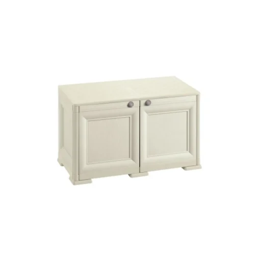 ARMADIO BASSO ANGORA 79X43X46 CM CON ANTA EFFETTO LEGNO – MOBILE COMPATTO PER ZONA LIVING E ORGANIZZAZIONE SPAZI - TONTARELLI