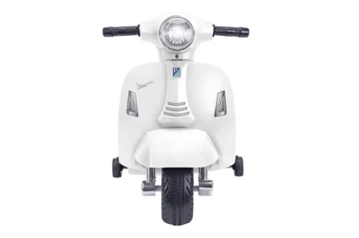 VESPA GTS SUPER SPORT ELETTRICA CAVALCABILE PER BAMBINI DA 6 V DI COLORE BIANCO - BIEMME