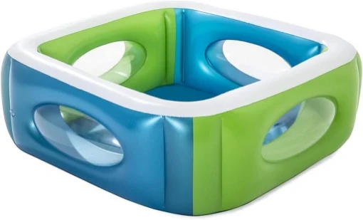 BESTWAY PISCINA WINDOW MULTI COLOR CON OBLO' 168 X 168 X 56 CM ASSORTITO - MAURY'S