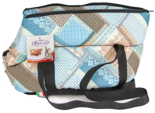 BORSA PORTATILE SEMIRIGIDA PER ANIMALI CANE GATTO 35 X 20 X 20 CM - CARBONE PET