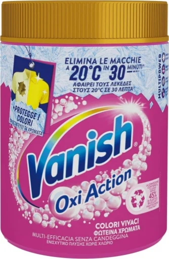 VANISH OXI ACTION SMACCHIATORE IN POLVERE ROSA - 1KG