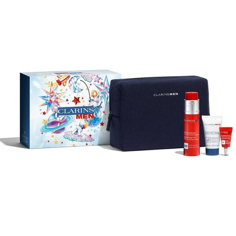 Men Gel Energisant 50 ml Set 4 Pezzi - Clarins
