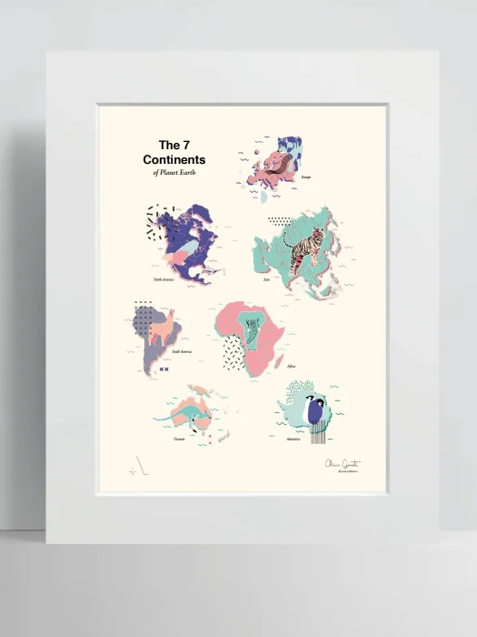 the 7 continents of planet earth - Arredamento marinaresco