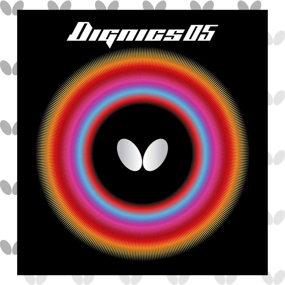 Butterfly Dignics 05 Table Tennis Rubber High-Tension Inverted Black (Max)
