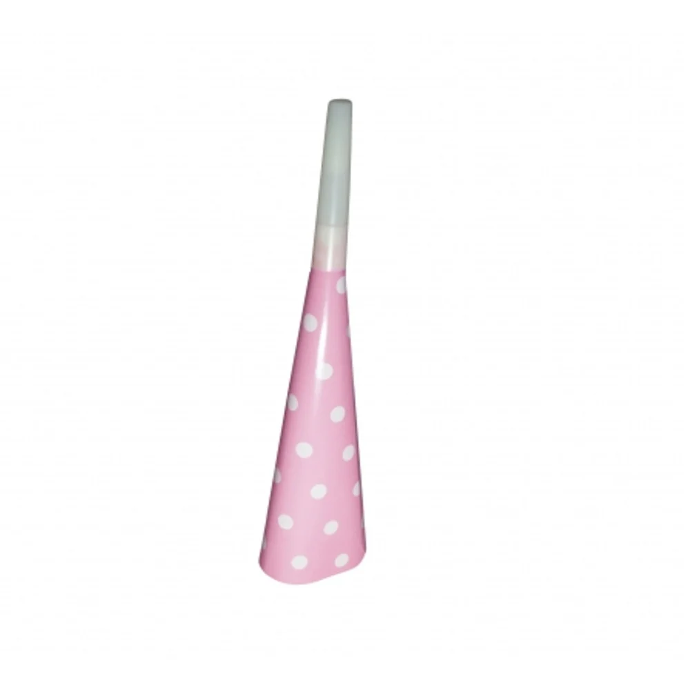 72 TROMBETTE CARTA CONO ROSA POIS PARTY FESTA COMPLEANNO MATRIMONIO COMPLEANNO - TrAdE Shop Traesio
