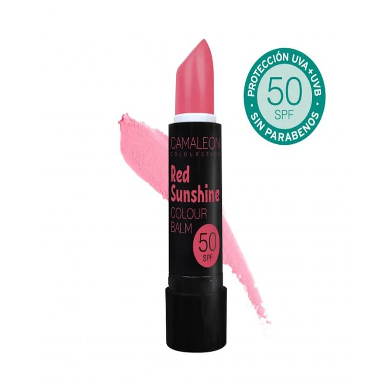 Balsamo Labiale Con Colore SPF50 #Rosso Sunshine - Camaleon Cosmetics