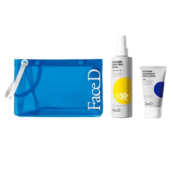 FACED Kit Summer Hydrasun Spray Milk SPF50+ 150 ml e Doposole Corpo 50 ml