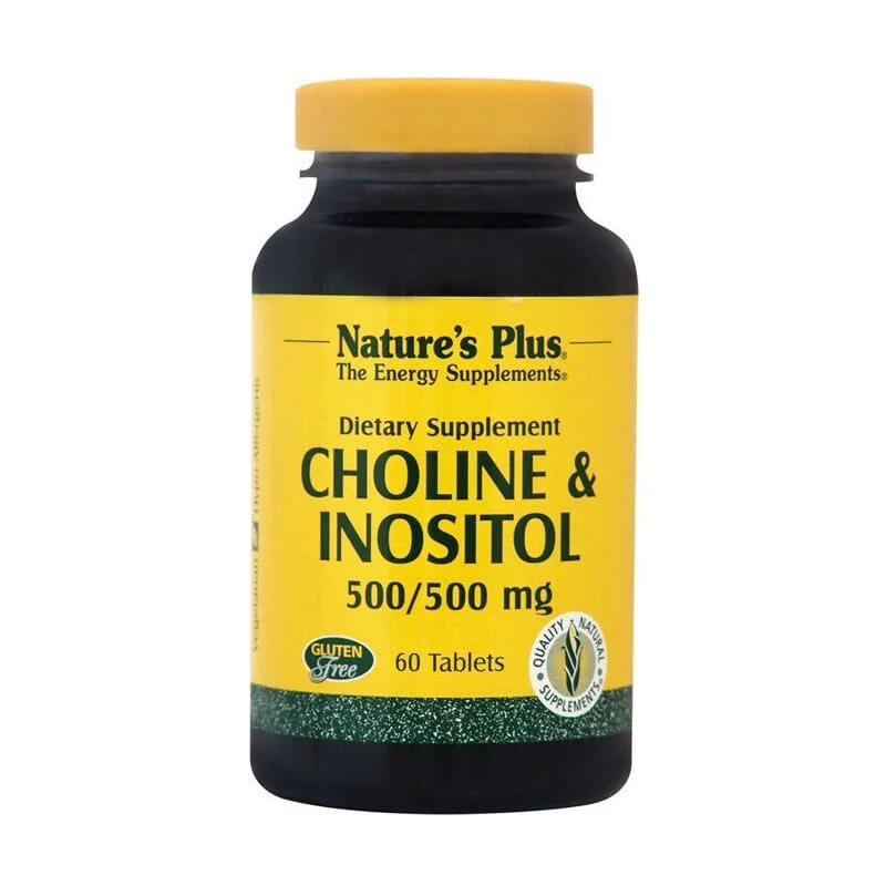 Choline & Inositol 500 mg 60 Tabs - Natures Plus