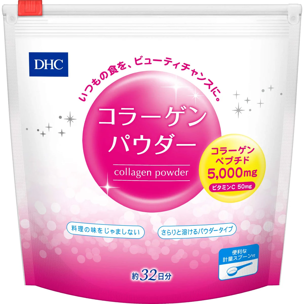 DHC Collagen Polvere con Vitamina C 192g Solubile Senza Aromi Artificiali
