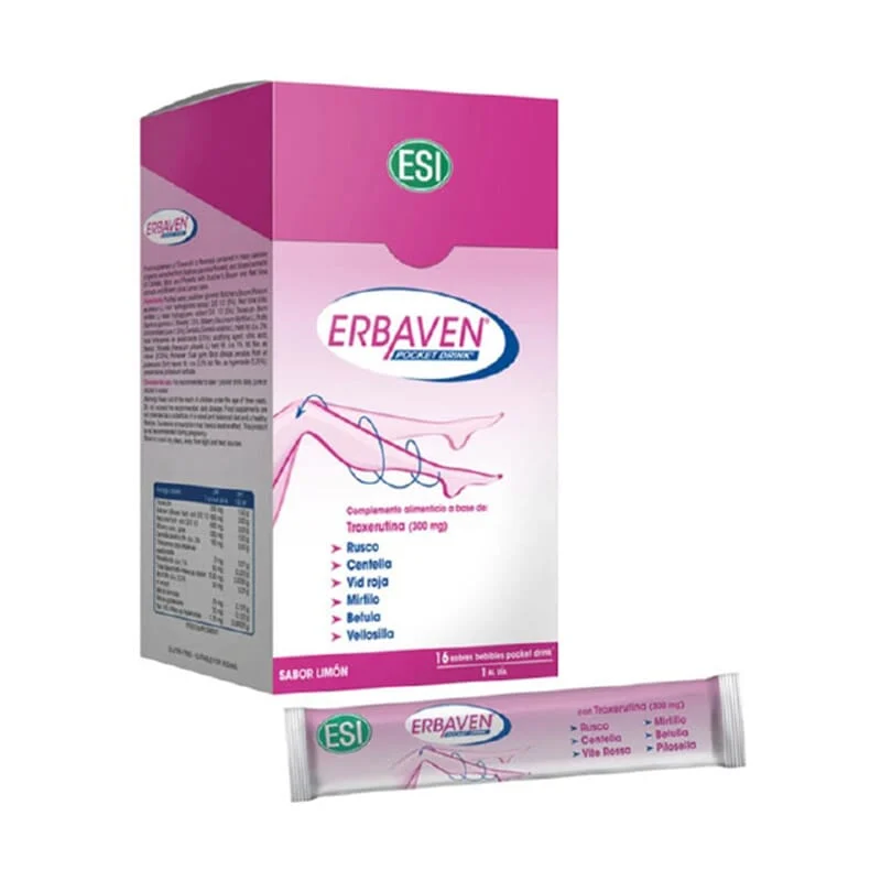 ERBAVEN FRESH GEL POCKET DRINK ESI 20 ml 16 Bustine - TrepatDiet
