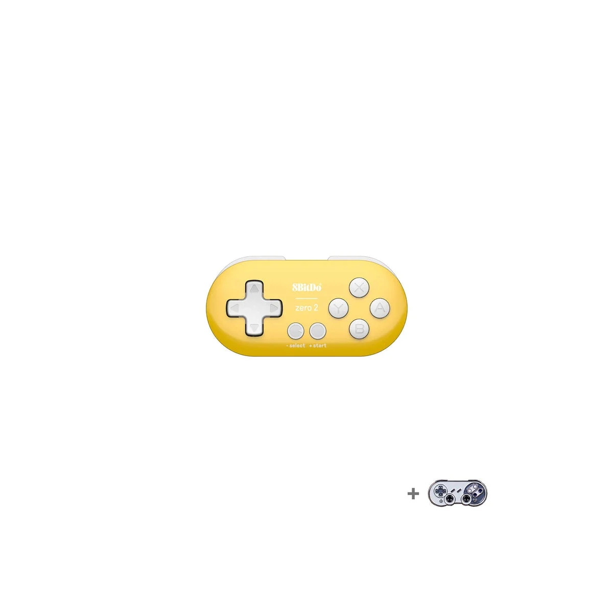 8BitDo Mando inalámbrico Bluetooth Zero 2 para Switch Windows Android Yellow