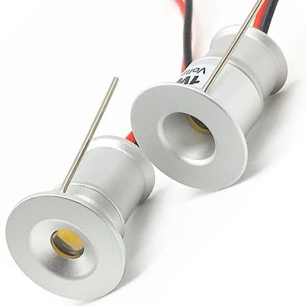 9 X MINI FARETTO A LED DA INCASSO 1W CREE COB SILVER CIELO STELLATO PUNTO LUCE - TrAdE Shop Traesio
