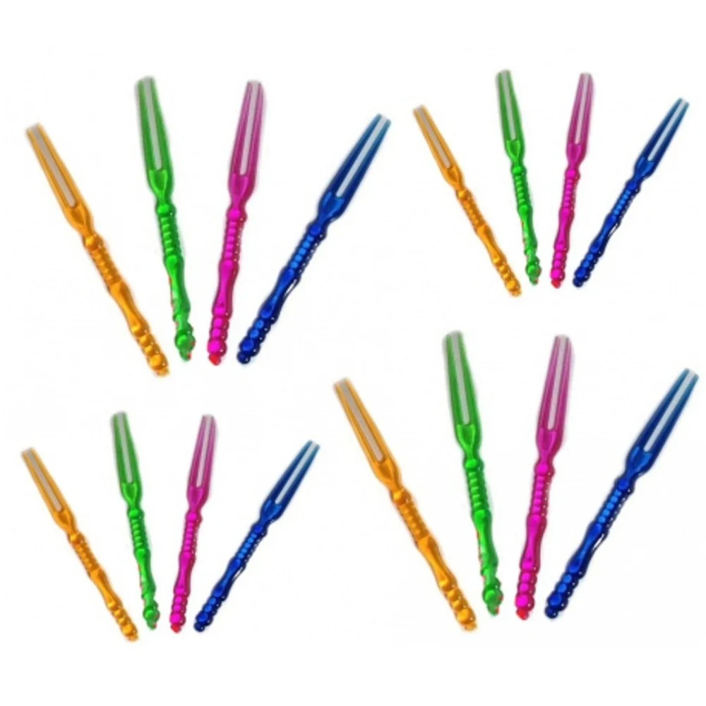 90 FORCHETTINE IN PLASTICA TRASPARENTI COLORATE 2 PUNTE PER FRUTTA APERITIVO - TrAdE Shop Traesio