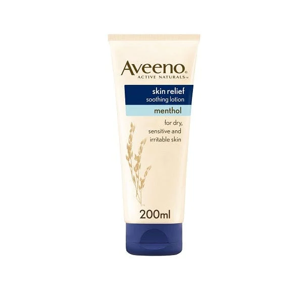 AVEENO Aveeno Skin Relief Crema Lenitiva per Pelli molto Secche e Sensibili ad Assorbimento Rapido all'Avena e Mentolo Elevata Tollerabilità 200 ml