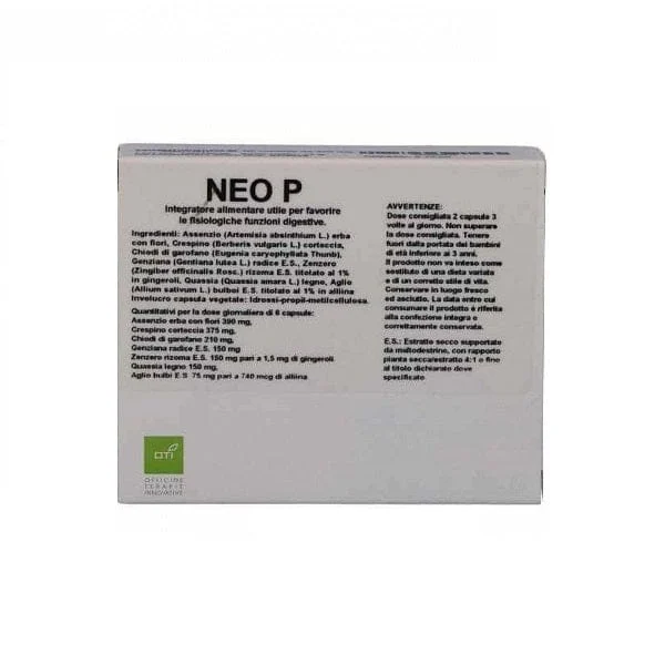 OTI Neo P 60 Capsule Integratore Alimentare per Apparato Digerente