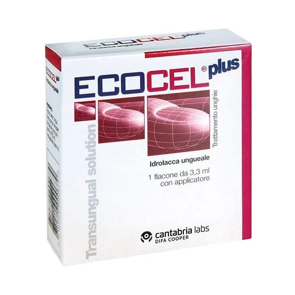 ECOCEL Plus Idrolacca Ungueale 1 Flacone Da 3,3 ml