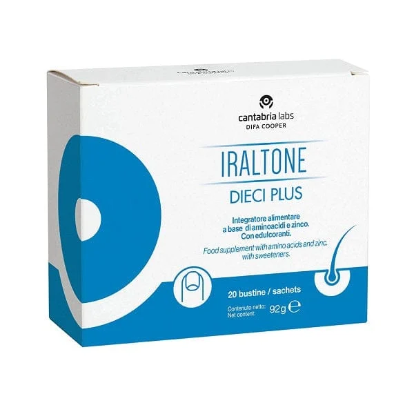 IRALTONE Cantabria Labs Difa Cooper Iraltone Dieci Plus 20 Bustine