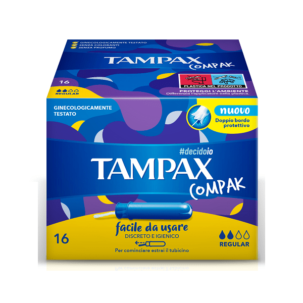 TAMPAX Compak Regular 16 Pezzi