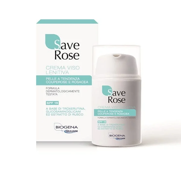 BIOGENA Save Rose Crema Lenitiva Couperose e Rosacea SPF15 50 ml