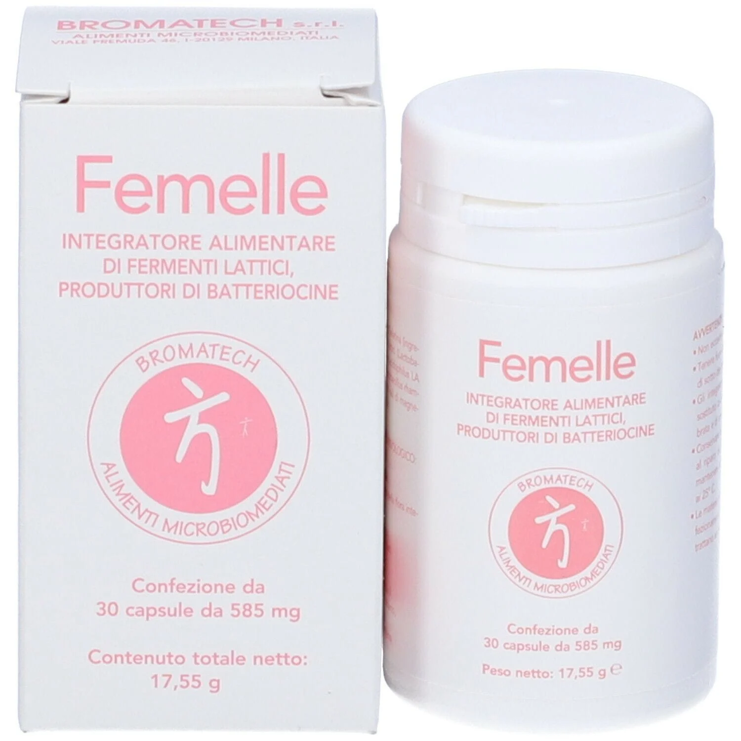BROMATECH Femelle Integratore Alimentare 30 Capsule