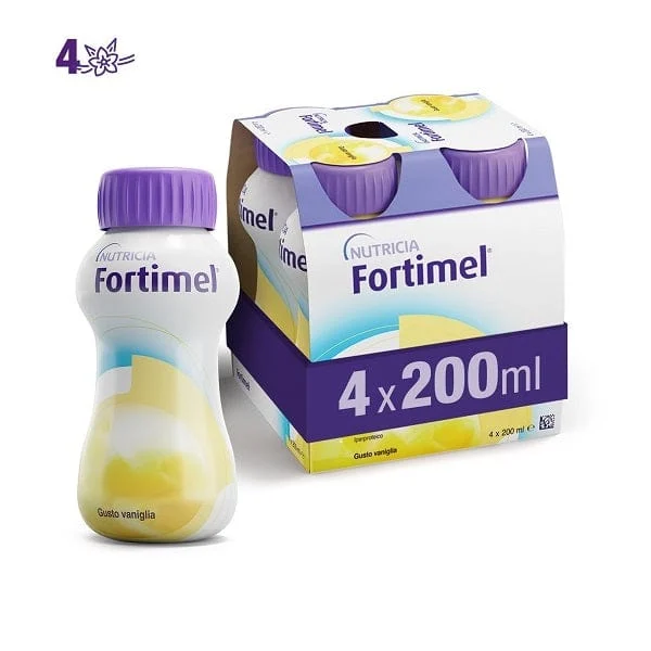 NUTRICIA Fortimel Vaniglia 4 Bottigliette Da 200 ml