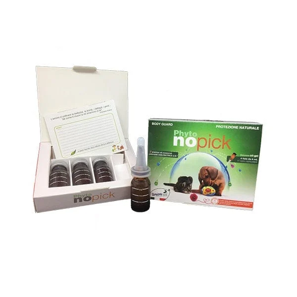 UNION B.I.O. PhytoNopick Pulci e Zecche 4 Fiale Da 8 ml