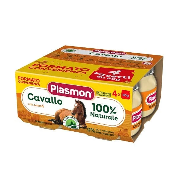 PLASMON Omogeneizzato Cavallo 4 x 80 g
