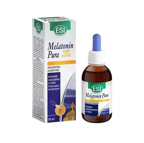 ESI Melatonin Pura Gocce Con Erbe Della Notte 50 ml Gusto Arancia