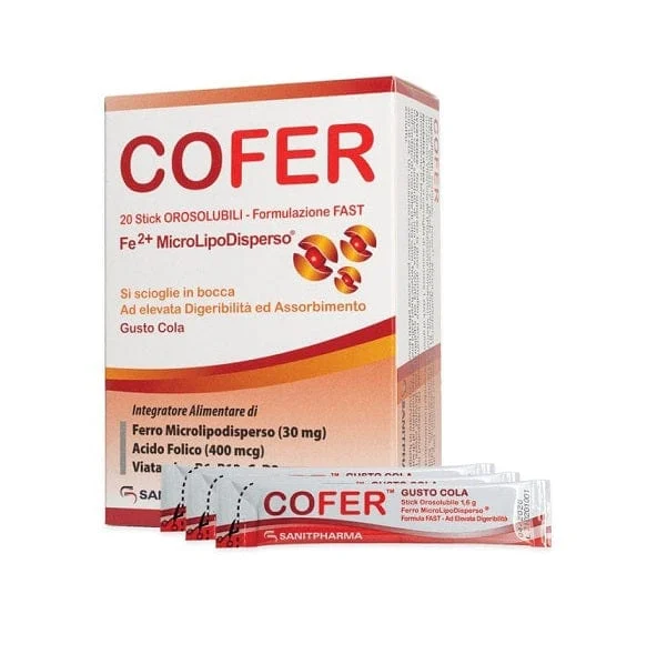 SANITPHARMA Cofer 20 Stick Orosolubili