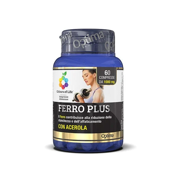 OPTIMA NATURALS Ferro Plus 60 compresse 1000 mg