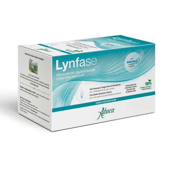 ABOCA Lynfase Tisana con AdipoDren 20 Bustine Da 2 g
