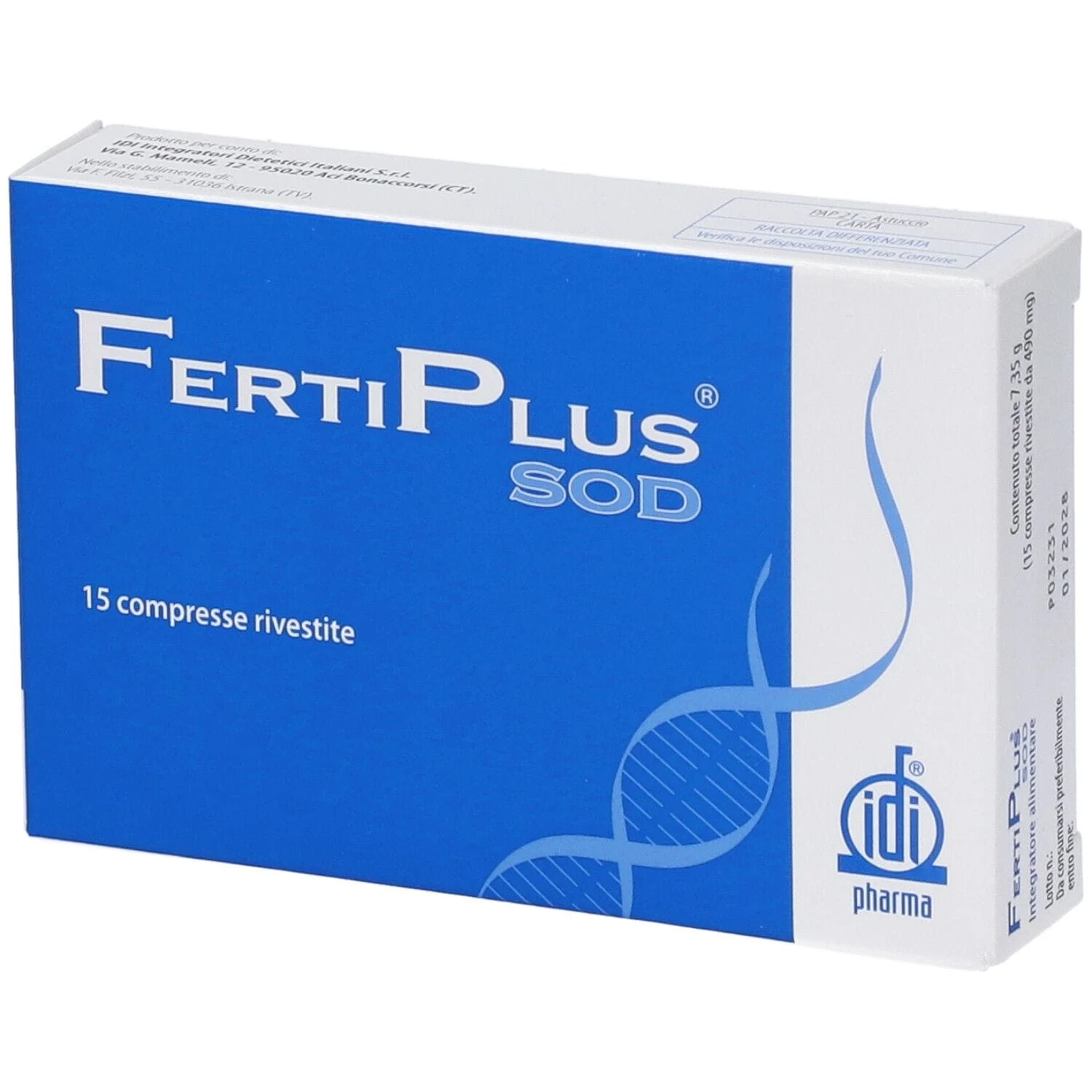IDI Fertiplus Sod Integratore Alimentare 15 Compresse