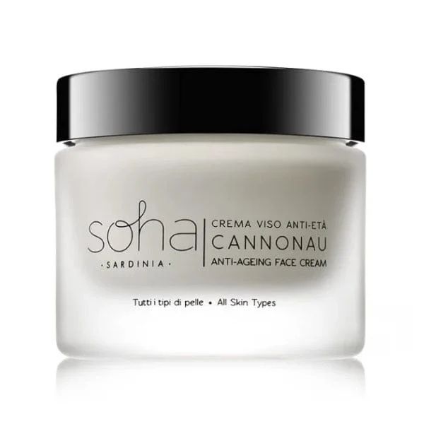 SOHA SARDINIA Crema Viso Anti-età Cannonau Tutti i Tipi di Pelle 50 ml