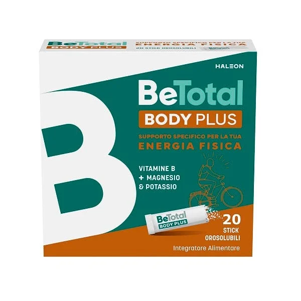 BETOTAL Body Plus Vitamine B Magnesio Potassio 20 Stick Orosolubili