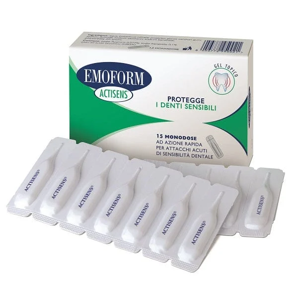 EMOFORM Actisens Gel Topico Per Denti Sensibili 15 Monodose