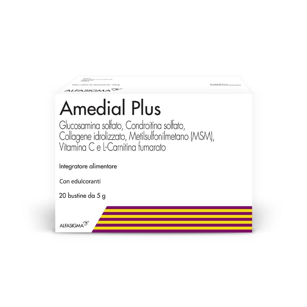 AMEDIAL Plus Integratore Alimentare 20 Bustine