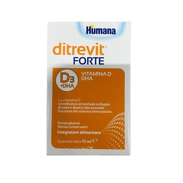 HUMANA Humana - Ditrevit Forte Gocce 15 ml - Integratore Alimentare