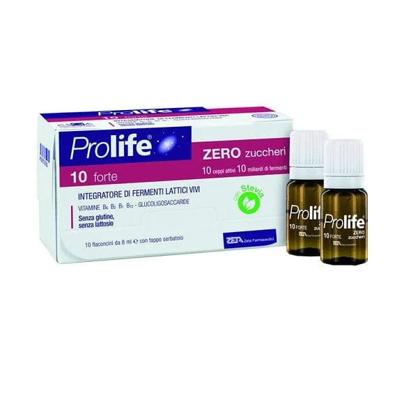 PROLIFE Prolife 10 Forte Zero Zuccheri 10 Flaconcini da 8 ml