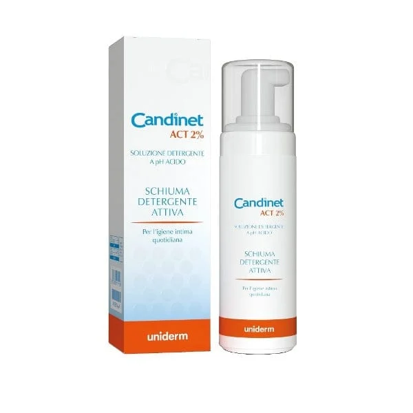 CANDINET Act 2% Schiuma Detergente Attiva 150 ml