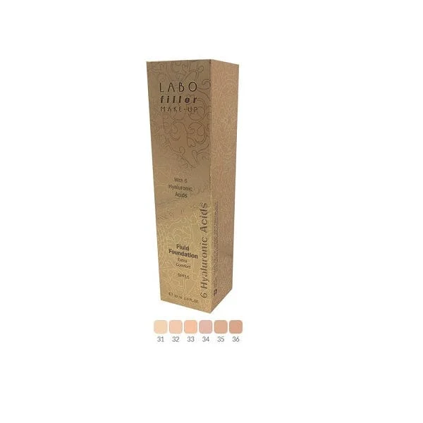 LABO FILLERINA Fondotinta Fluido Extra Comfort 35 Cinnamon SPF 15 30 ml
