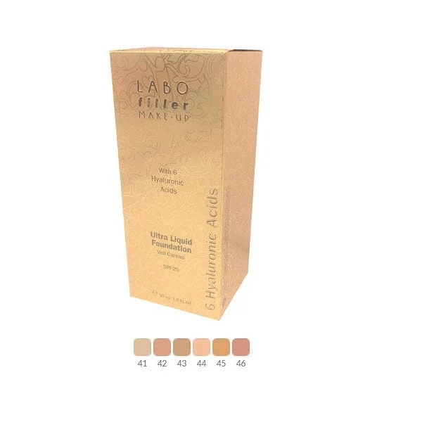 LABO FILLERINA Fondotinta Ultra Liquido 44 Rosy Sand SPF 25 30 ml