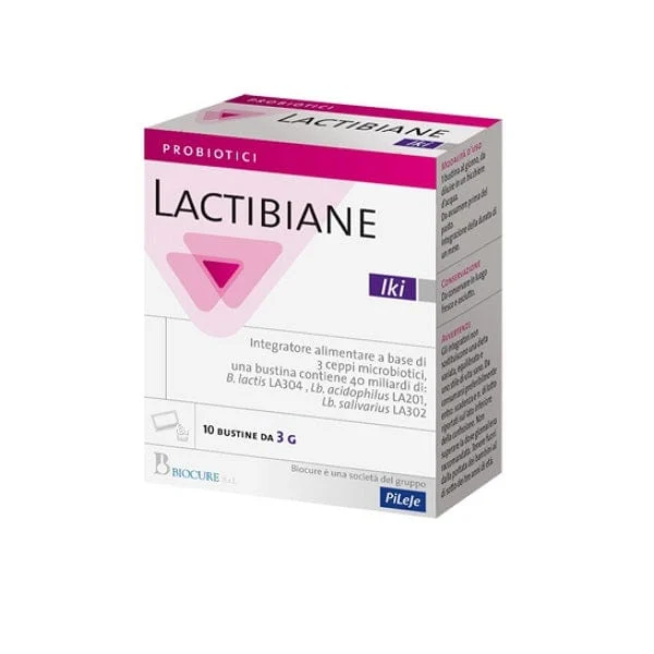 BIOCURE Lactibiane Iki 10 Bustine Integratore Probiotici per Flora Intestinale
