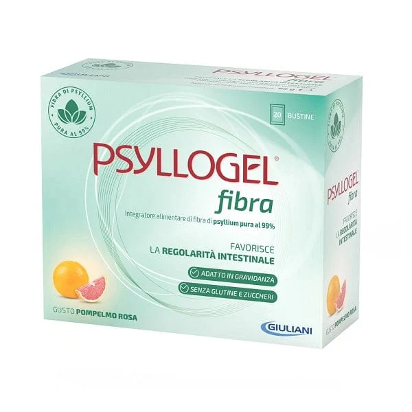 PSYLLOGEL Fibra Con Succo Di Pompelmo Rosa 20 Bustine