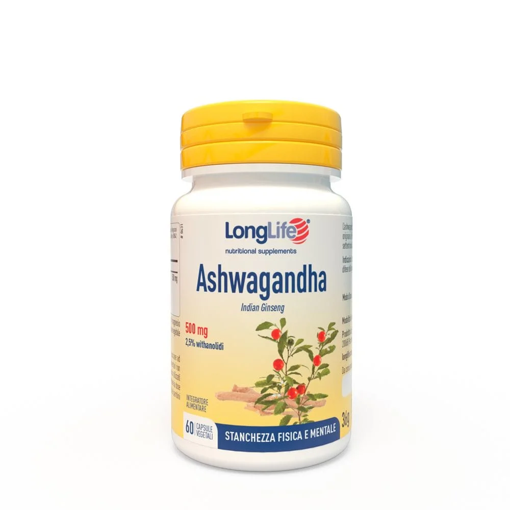 LONGLIFE Ashwagandha 500 mg 60 Capsule