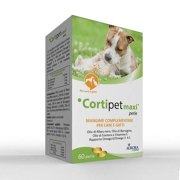 AURORA BIOFARMA Cortipet Maxi Perle Per Cani e Gatti 60PRL