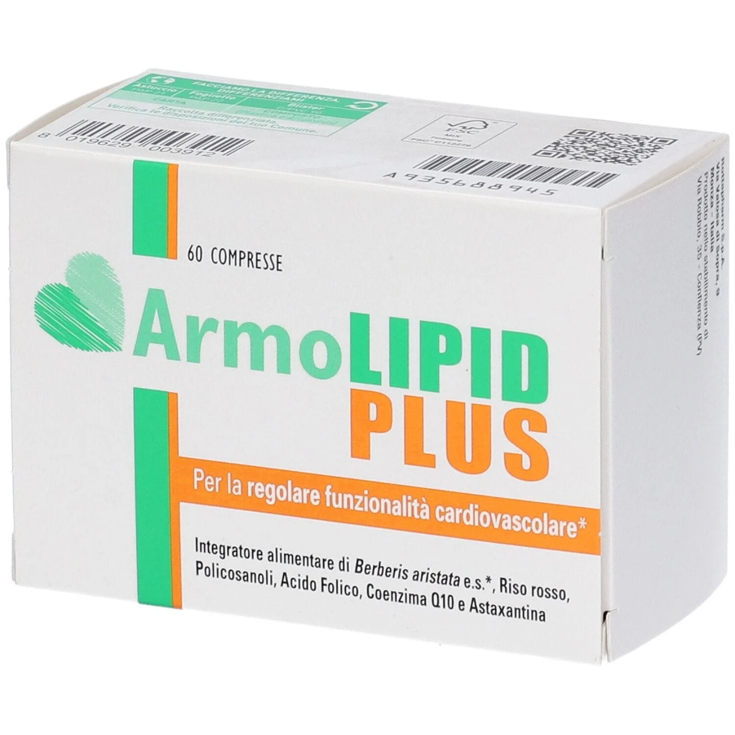 ARMOLIPID Plus Integratore 60 Compresse