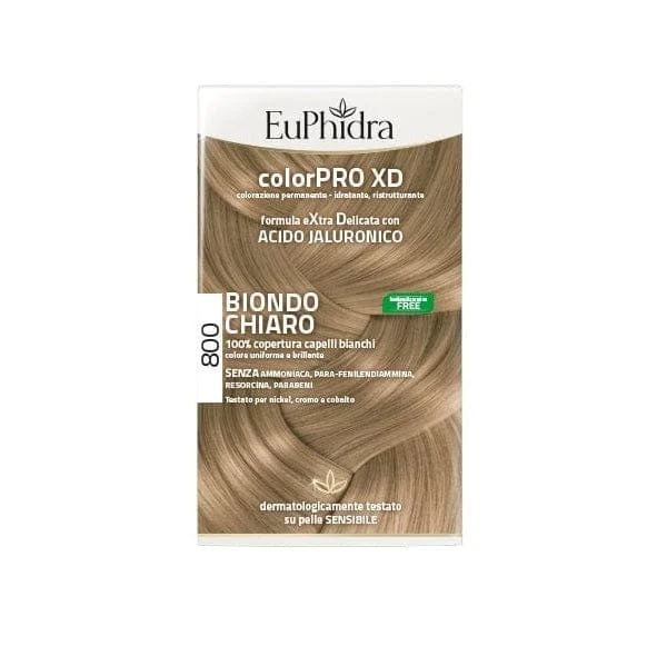 EUPHIDRA ColorPRO XD 800 Biondo Chiaro Colorazione Permanente